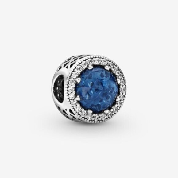 Pandora Jewelry - Pandora sparkling dark blue charm